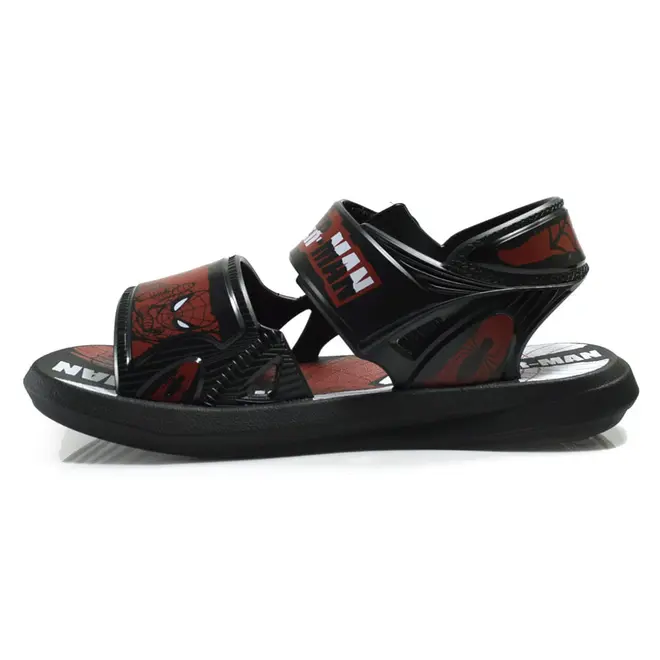 Papete Infantil Masculina Homem Aranha Grendene Preto 23264