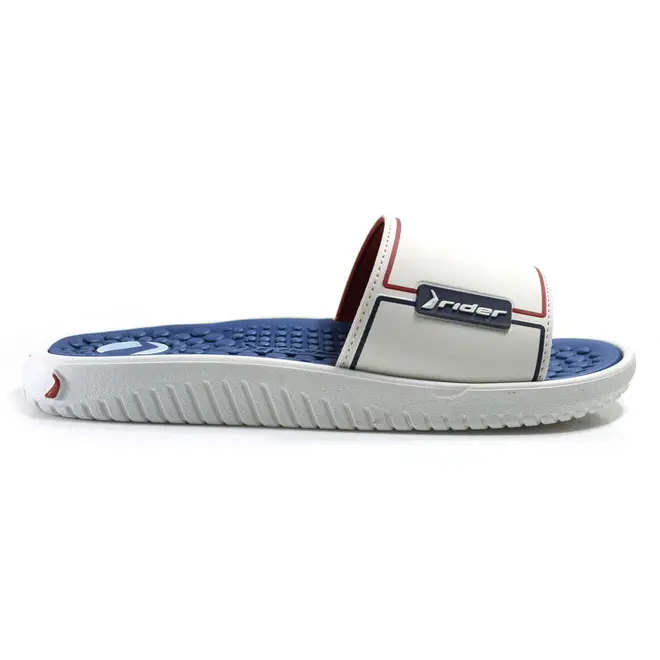 Chinelo Slide Masculino Rider Pump II Branco 12424