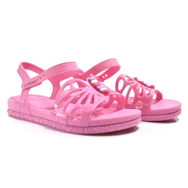 Sandália de Menina Grendene Barbie Fly com Mochila Rosa 23268