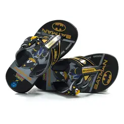 Chinelo Infantil de Menino Sonic DC Heros do 23 ao 34 Preto 23392