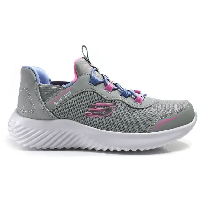 Tênis Infantil Feminino Skechers Bounder Cinza 303585L