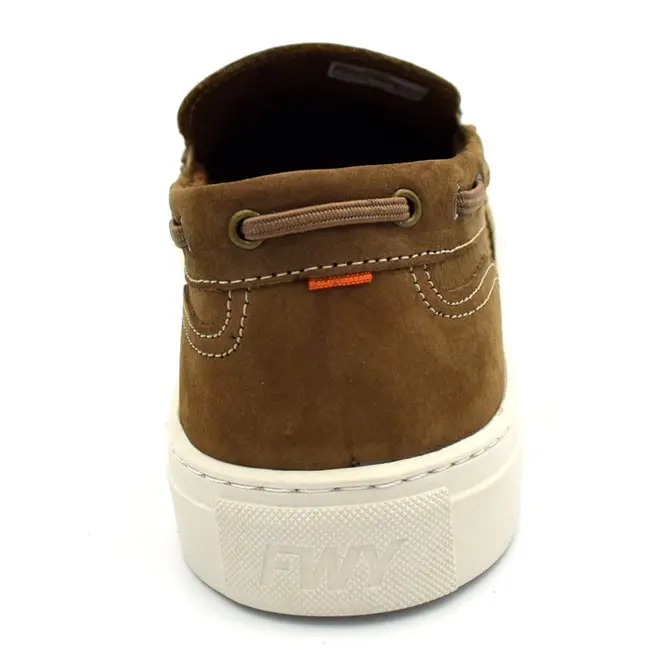 Mocassim de Couro Masculino Free Way Marrom BOX01