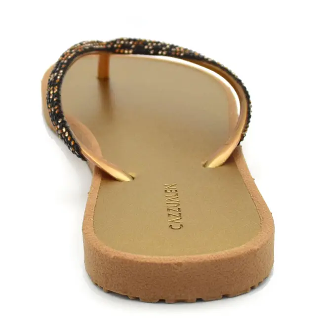 Chinelo Feminino Cazzualen Dourado CH-2302