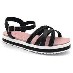 Papete Infantil de Menina Molekinha do 25 ao 34 Preto 2305.1569.9569