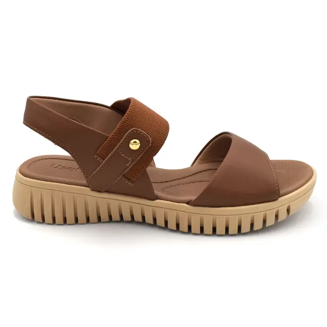 Papete de Couro Feminina Usaflex Marrom UD11006