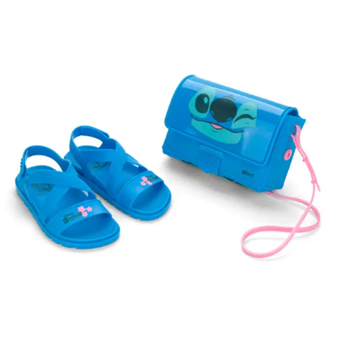 Sandália Infantil de Menina Disney Fun Bag do 23 ao 33 Azul 23269