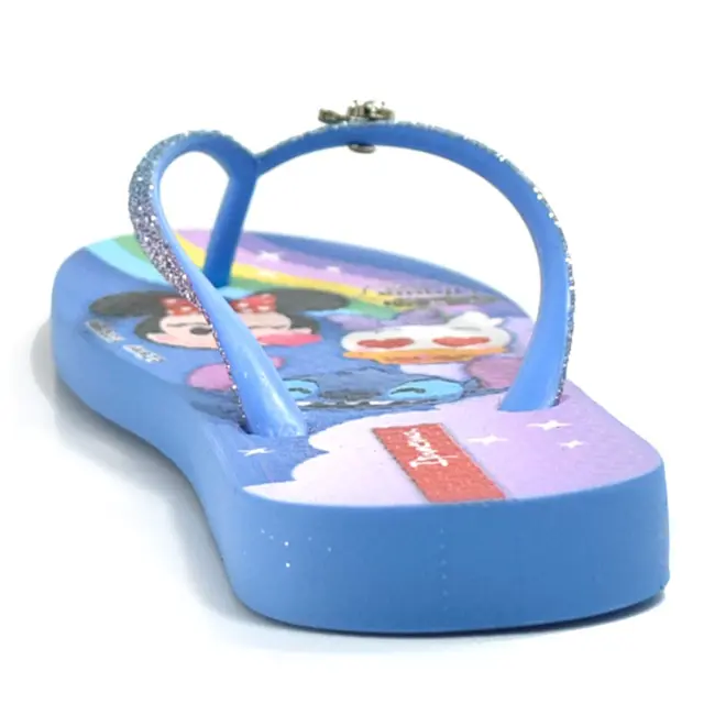 Chinelo Infantil de Menina Ipanema Disney Glam do 23 ao 34 Azul 27477