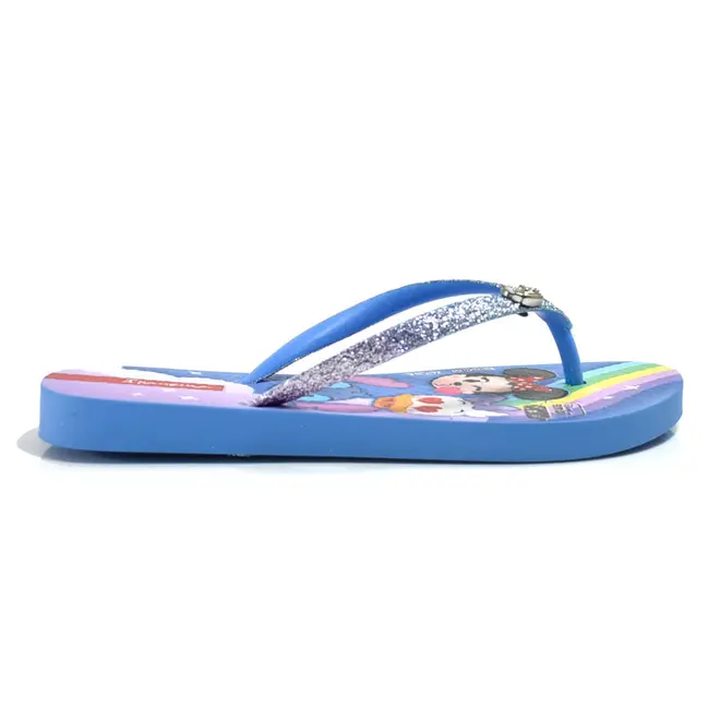 Chinelo Infantil de Menina Ipanema Disney Glam do 23 ao 34 Azul 27477