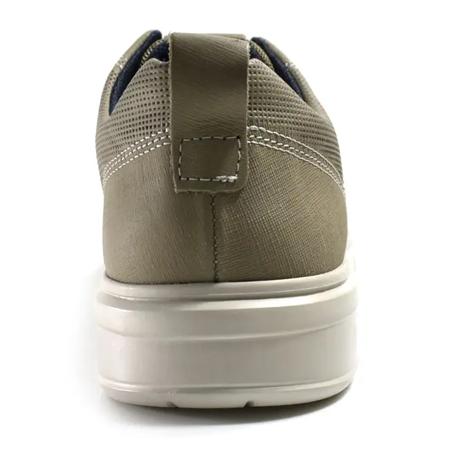 Tênis Casual de Couro Masculino Pegada Bege 111902