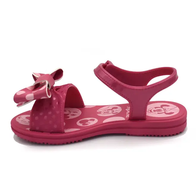 Sandália Infantil de Menina Disney Fan Cup do 23 ao 34 Rosa 23267