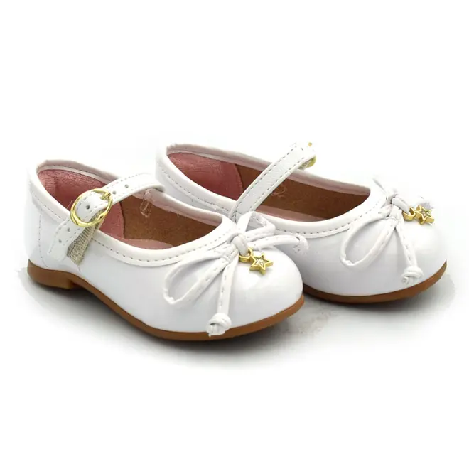 Sapatilha Boneca de Menina Infantil do 17 ao 25 Branco 2106.1065.13488