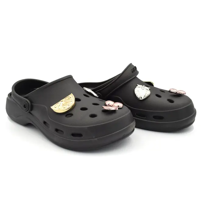 Babuche Feminino Zaxy Joy Pins Preto 19432