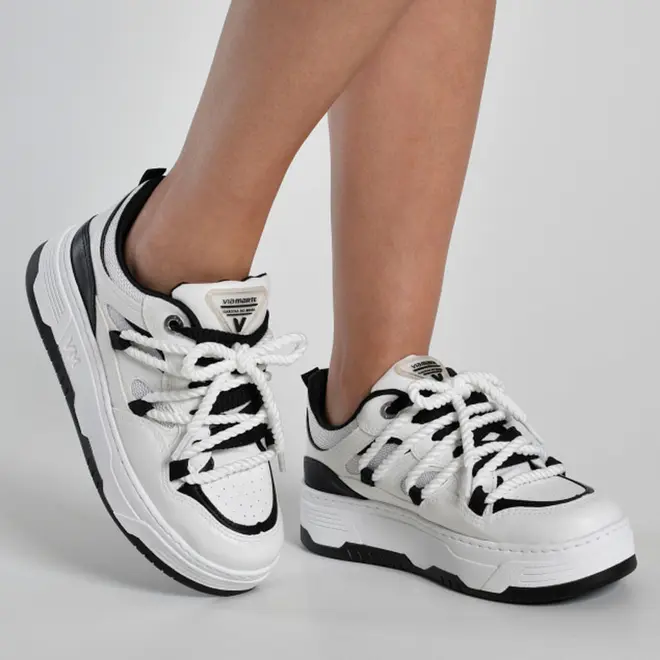 Tênis Casual Feminino Via Marte Branco 225-009-15