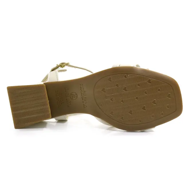 Sandália Infantil de Menina Molekinha do 26 ao 34 Off White 2347.130.23876