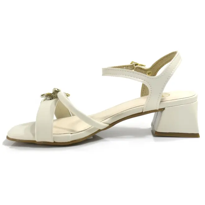 Sandália Infantil de Menina Molekinha do 26 ao 34 Off White 2347.130.23876