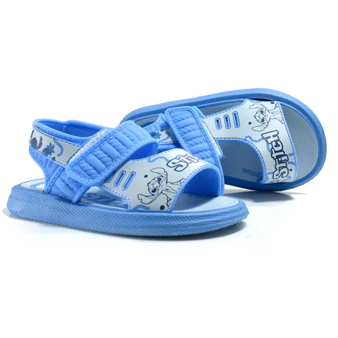 Sandália Papete Infantil Stich Grendene  Azul 23271