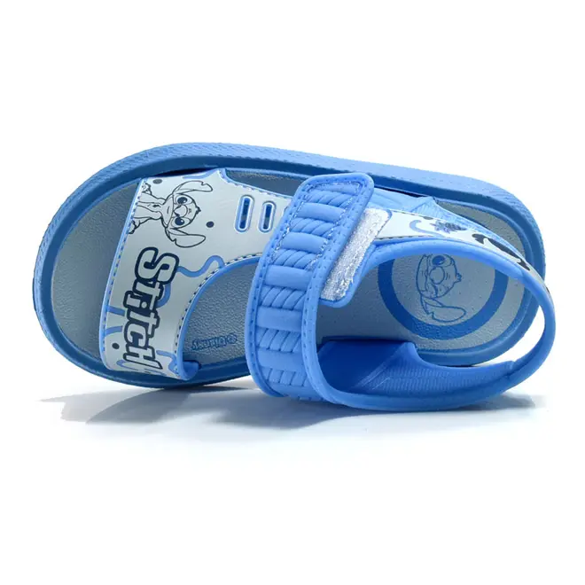 Sandália Papete Infantil Stich Grendene  Azul 23271