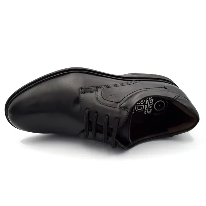 Sapato Social de Couro Masculino Jota Pe 3D Force Preto 87600