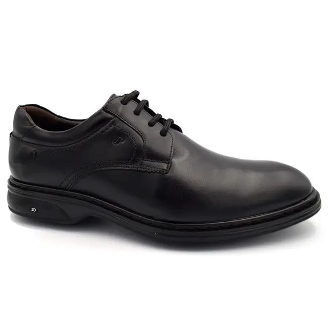 Sapato Social de Couro Masculino Jota Pe 3D Force Preto 87600