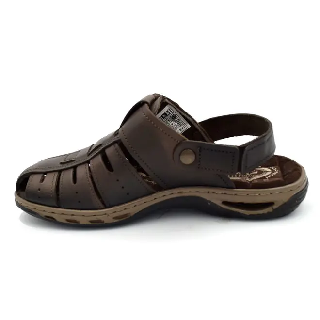Papete de Couro Masculina Pegada Marrom 131676