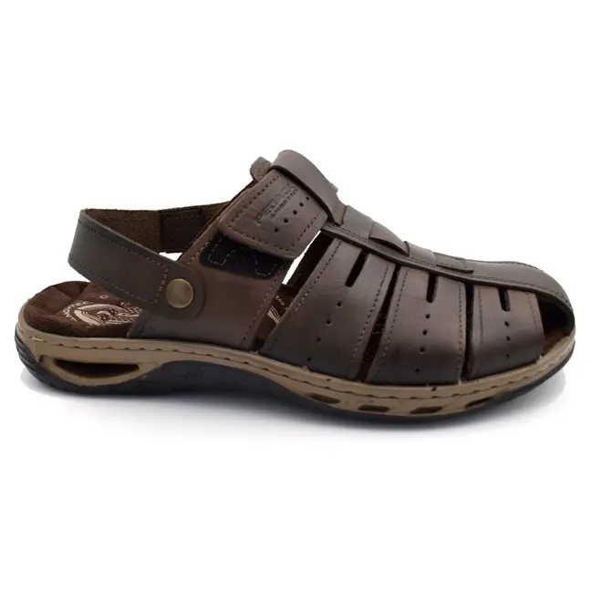 Papete de Couro Masculina Pegada Marrom 131676