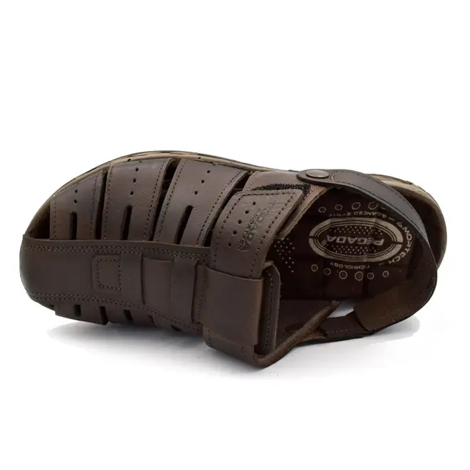 Papete de Couro Masculina Pegada Marrom 131676