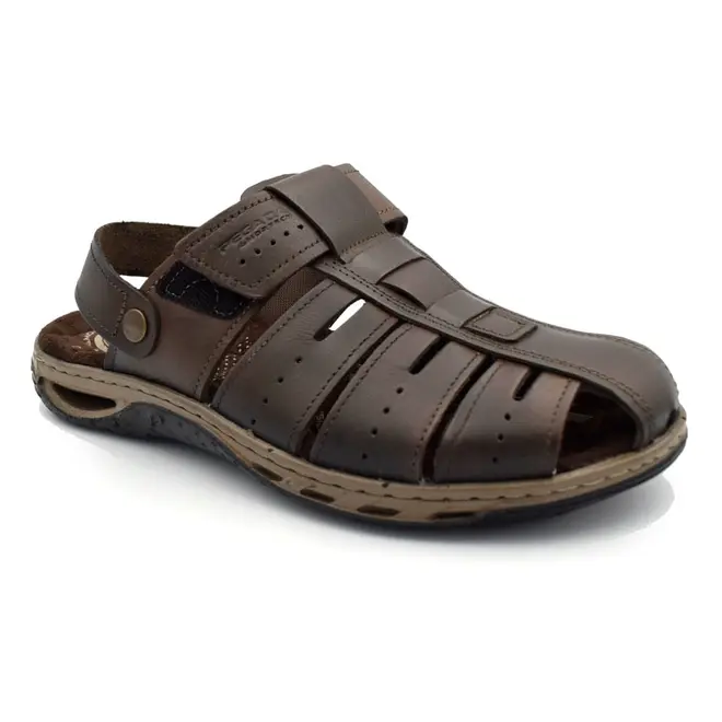 Papete de Couro Masculina Pegada Marrom 131676