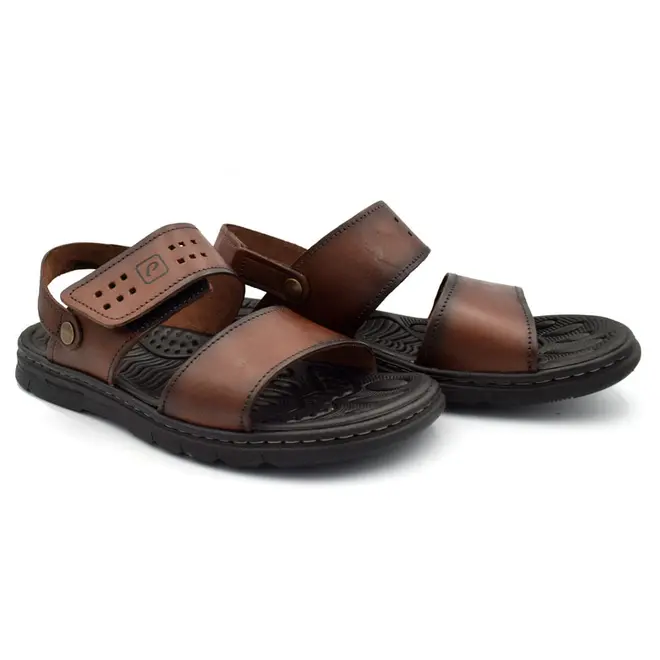 Papete de Couro Masculina Pegada Marrom 134203