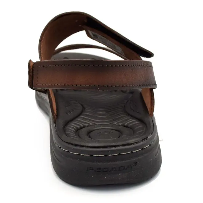 Papete de Couro Masculina Pegada Marrom 134203