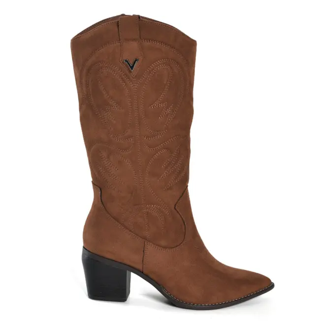 Bota Texana Feminina Via Marte Marrom 054-018-01