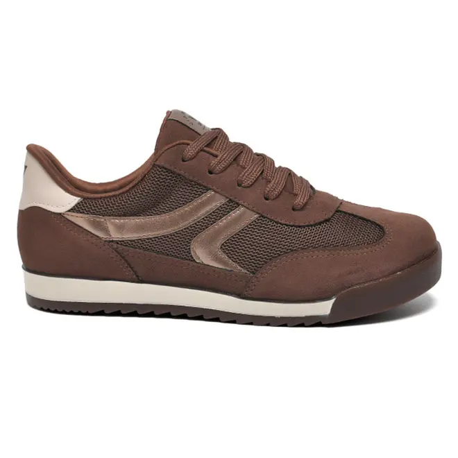 Tênis Casual Feminino Via Marte Marrom 237-013-02