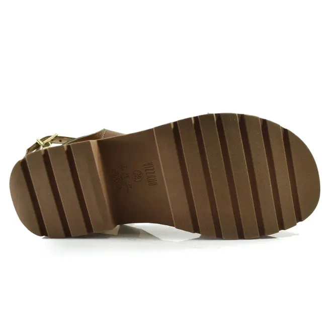 Sandália Flat Feminina Vizzano Marrom 6499.122.7286