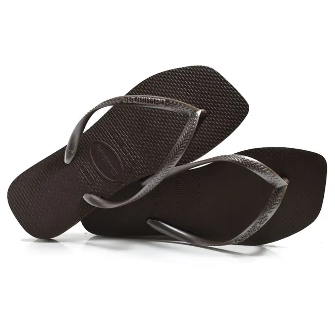 Chinelo Havainas Slim Square Marrom 4148301