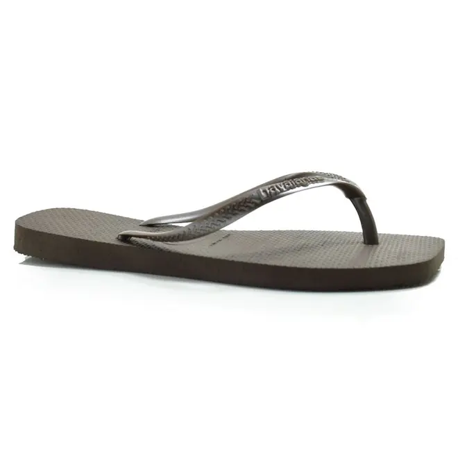 Chinelo Havainas Slim Square Marrom 4148301