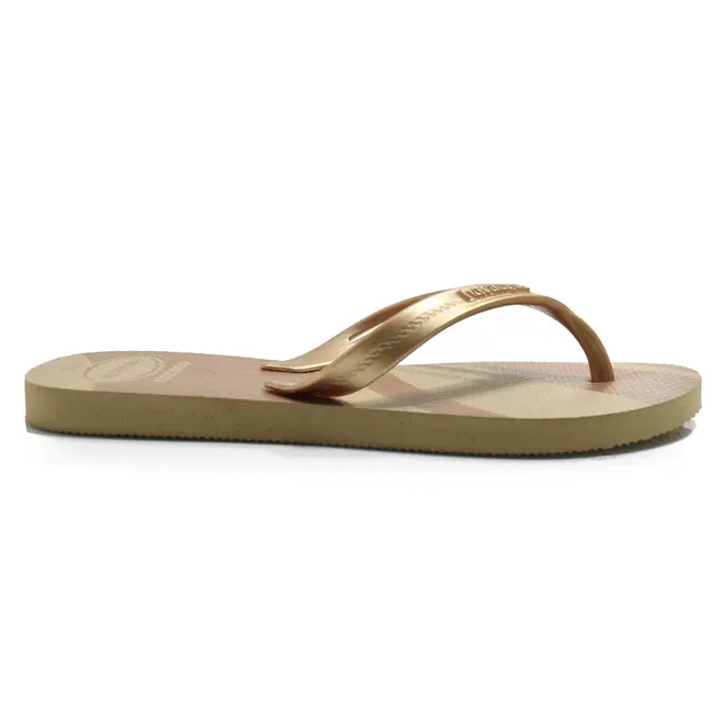 Chinelo Feminino Havaianas Elegance Print Bege 4148804