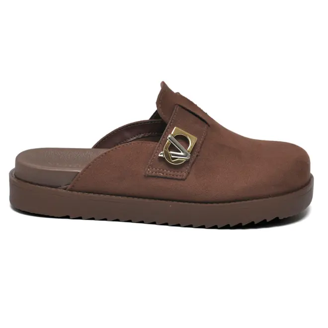 Mule Feminino Via Marte Marrom 252-001-01