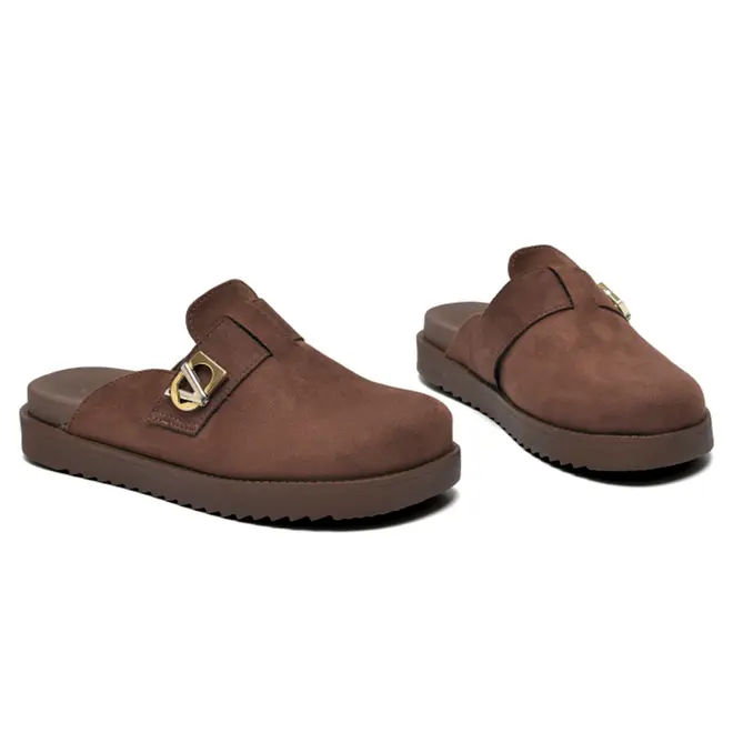 Mule Feminino Via Marte Marrom 252-001-01