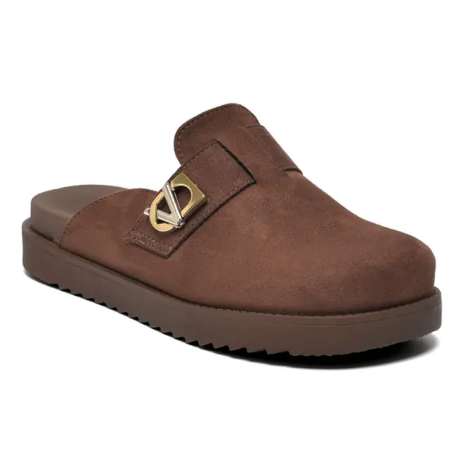 Mule Feminino Via Marte Marrom 252-001-01