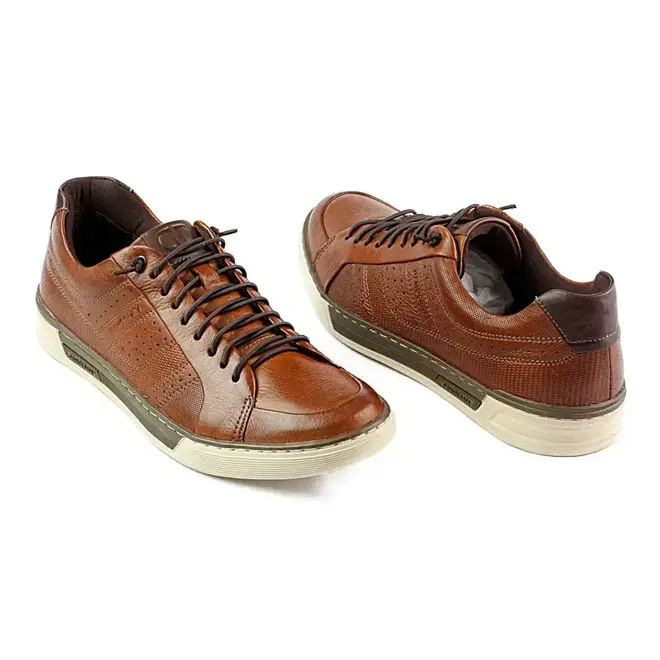 Sapatênis Casual Democrata Blend - Marrom