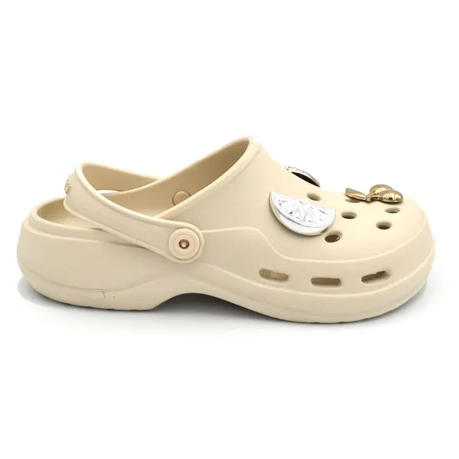 Babuche Feminino Zaxy Joy Pins Creme 19432
