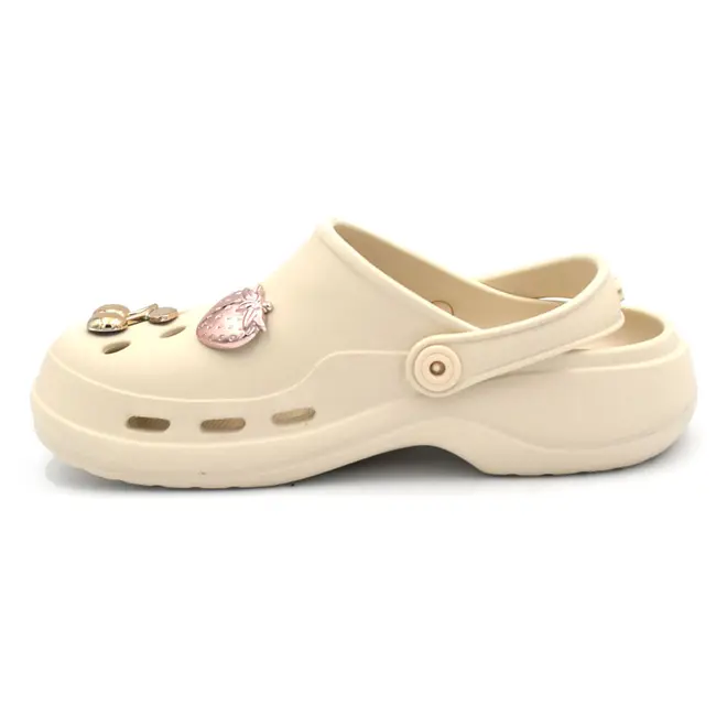 Babuche Feminino Zaxy Joy Pins Creme 19432