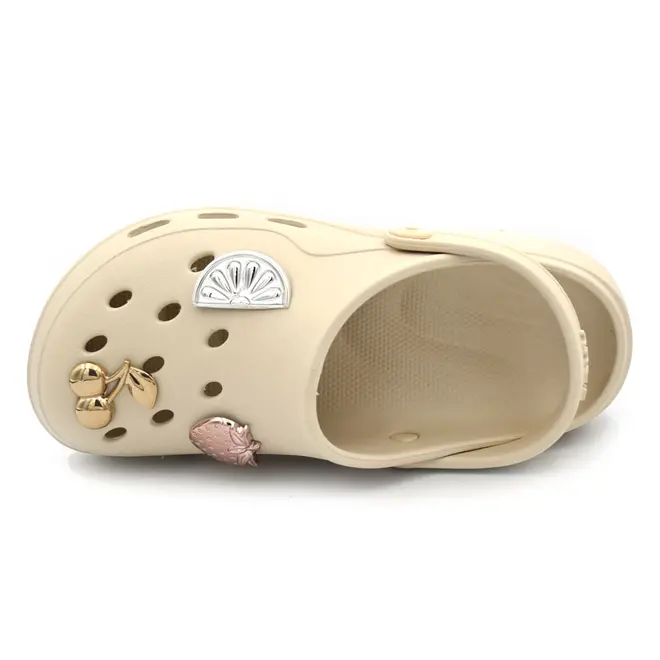 Babuche Feminino Zaxy Joy Pins Creme 19432