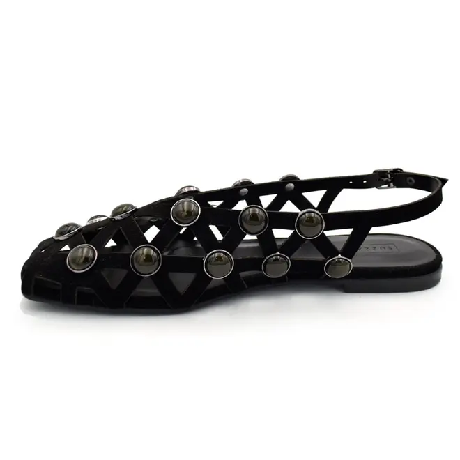 Sapatilha Slingback Feminina Suzzara Preto 3786-12323