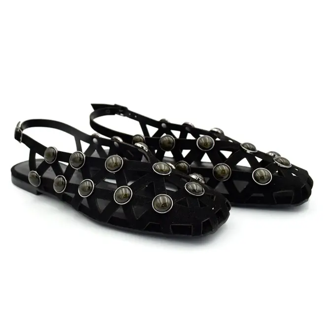 Sapatilha Slingback Feminina Suzzara Preto 3786-12323