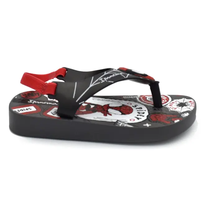Chinelo Infantil de Menino Ipanema Spidey Baby Preto 27513