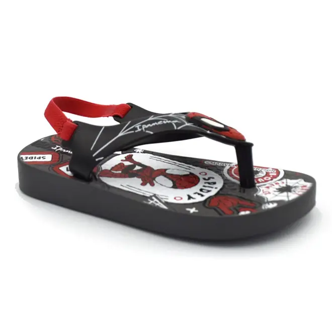 Chinelo Infantil de Menino Ipanema Spidey Baby Preto 27513