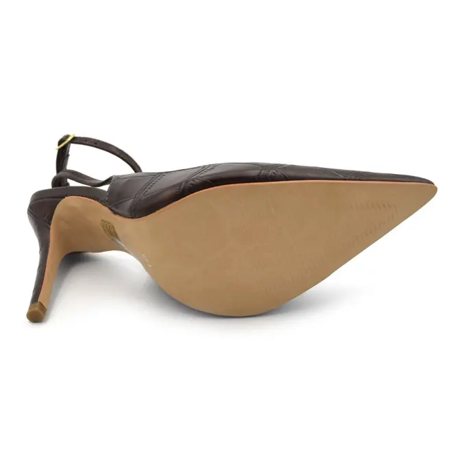 Scarpin de Salto Feminino Suzzara Marrom 71000-07