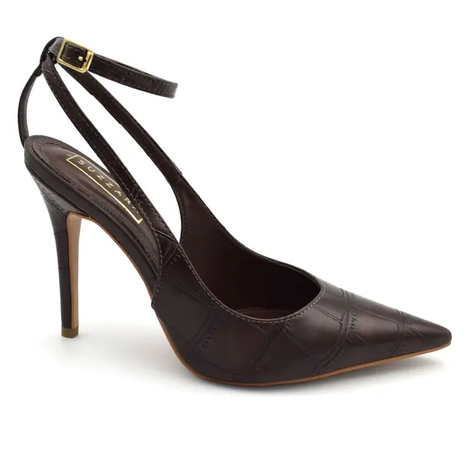 Scarpin de Salto Feminino Suzzara Marrom 71000-07