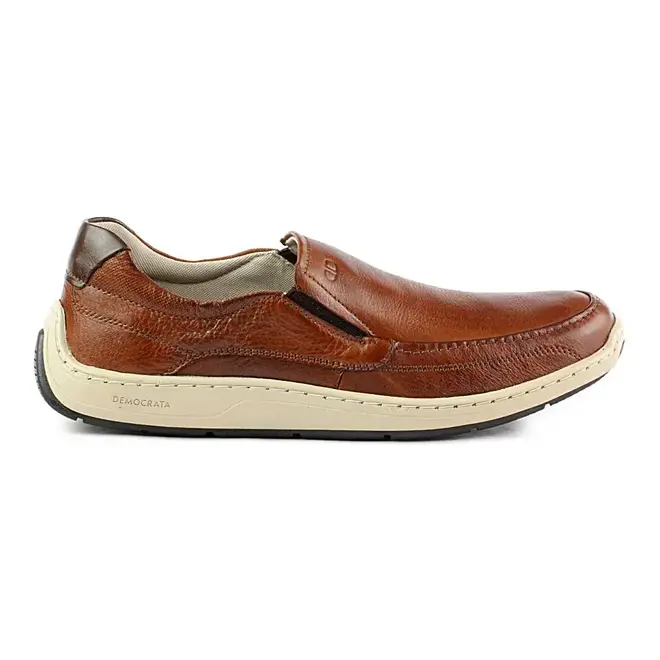 Sapatenis Casual Democrata Tour Marrom Masculino