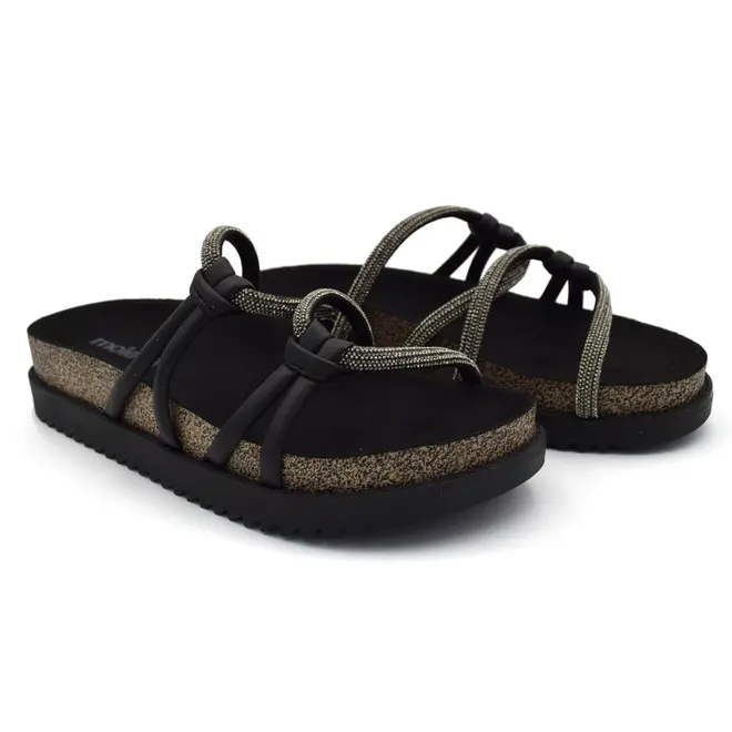 Papete Feminina Moleca Preto 5500.111.31367
